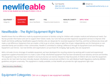 Tablet Screenshot of newlifeable.co.uk